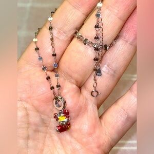 Sterling Silver Merry Christmas 🎅 necklace 🤗🌸